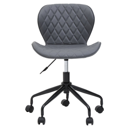 Florence Home Office Chair Grey And Black 