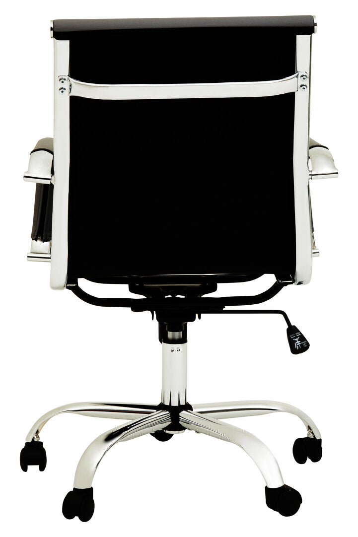 Florence Black Low Back Home Office Chair