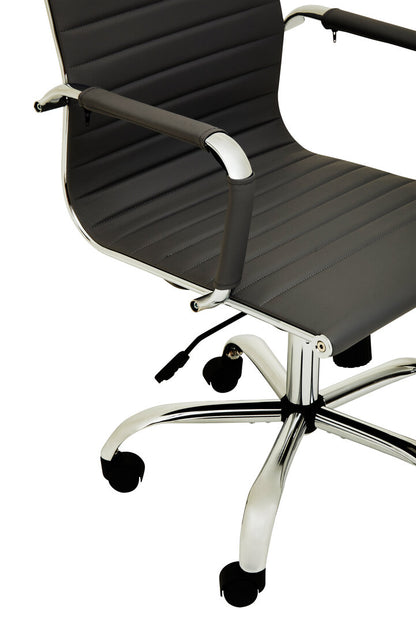 Florence Black Low Back Home Office Chair