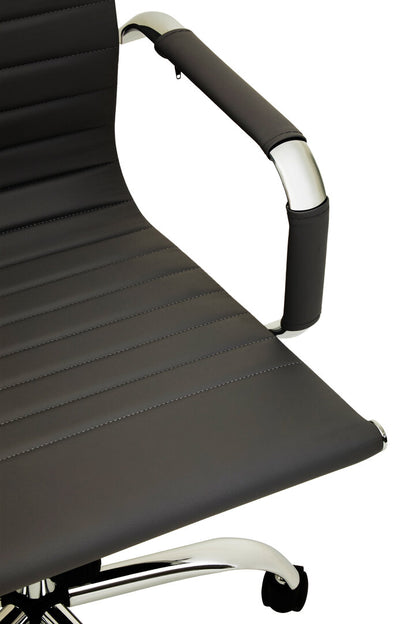 Florence Black Low Back Home Office Chair