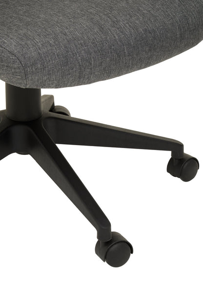 Florence Black Mesh And Grey Fabric Home Office Chair