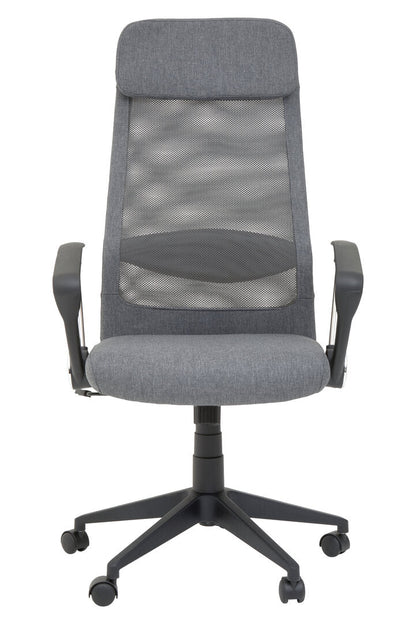 Florence Fabric Home Office Chair Grey Mesh 