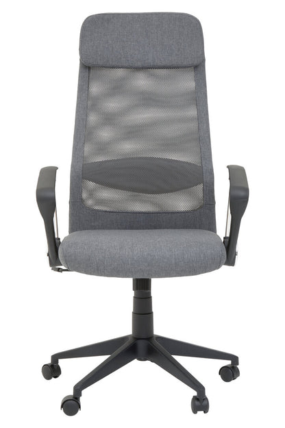 Florence Grey Mesh And Fabric Home Office Chair