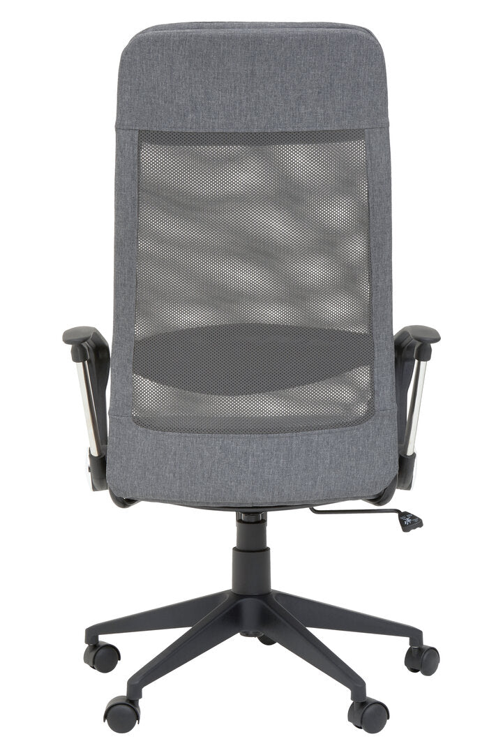 Florence Grey Mesh And Fabric Home Office Chair