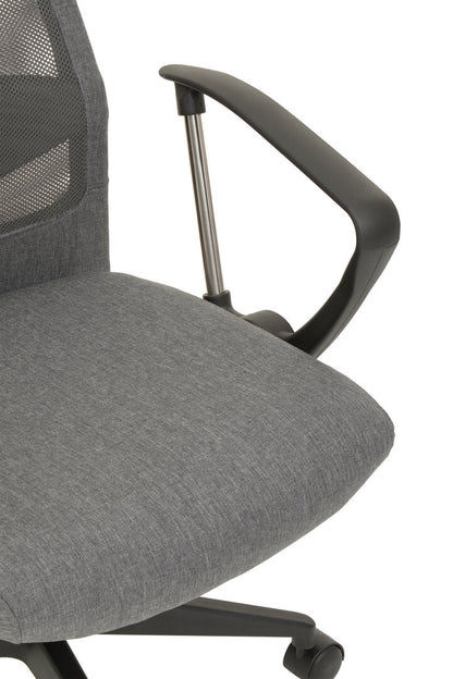 Florence Grey Mesh And Fabric Home Office Chair