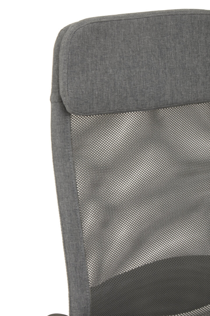 Florence Grey Mesh And Fabric Home Office Chair