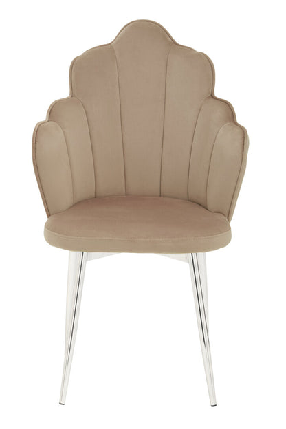 Monaco Mink Velvet Dining Chair