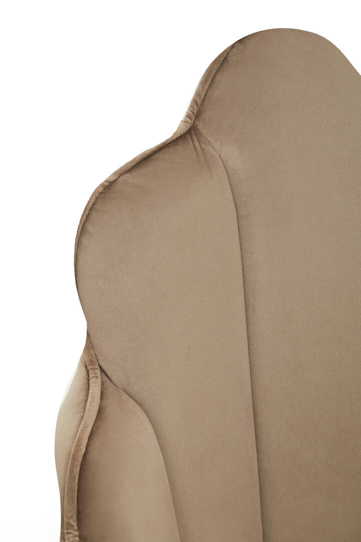 Monaco Mink Velvet Dining Chair