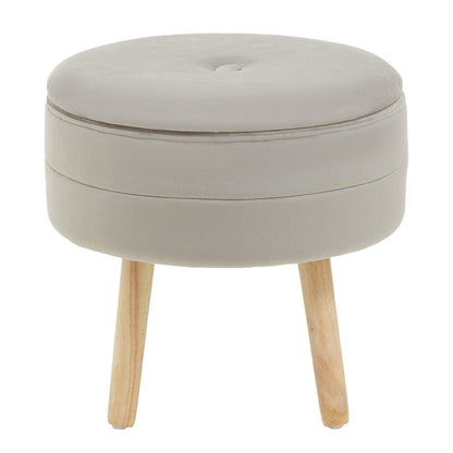 Cannes Mink Velvet Stool