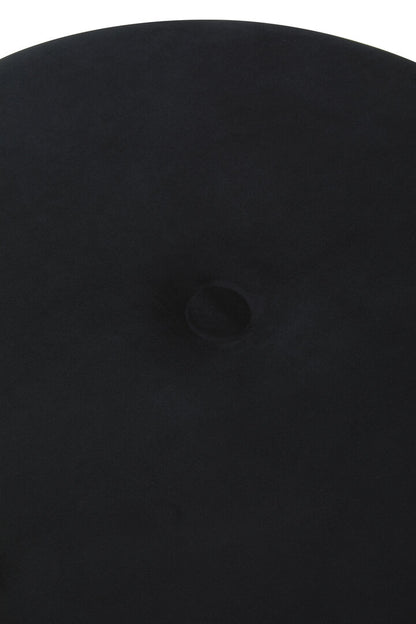 Cannes Black Velvet Stool