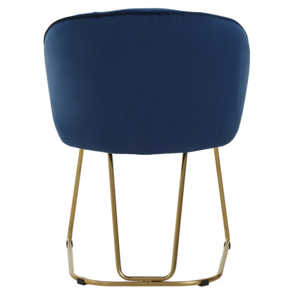 Lisbon Midnight Velvet Dining Chair
