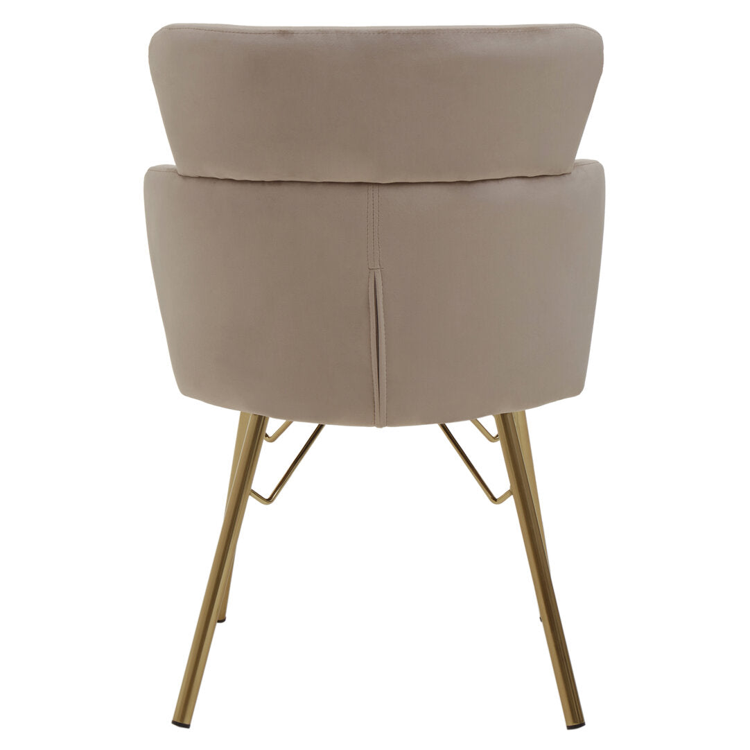 Lisbon Mink Velvet Chair