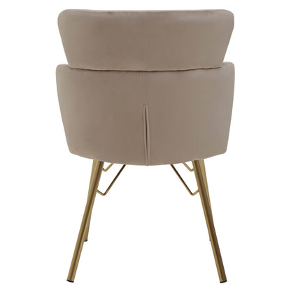 Lisbon Mink Velvet Chair