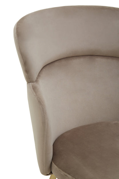 Lisbon Mink Velvet Chair