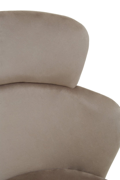 Lisbon Mink Velvet Chair