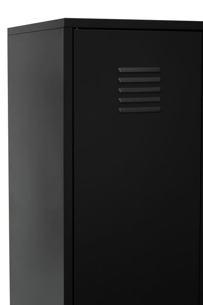 Granada Black Two Door Locker Style Wardrobe