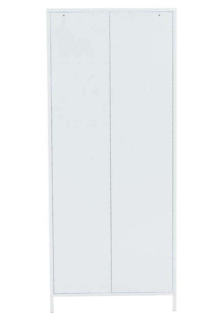 Granada White Two Door Locker Style Wardrobe