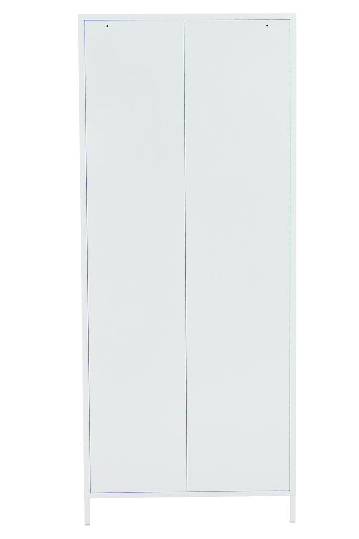 Granada White Two Door Locker Style Wardrobe