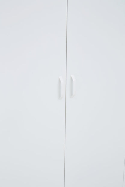 Granada White Two Door Locker Style Wardrobe