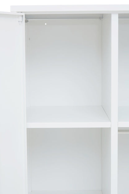 Granada White Two Door Locker Style Wardrobe