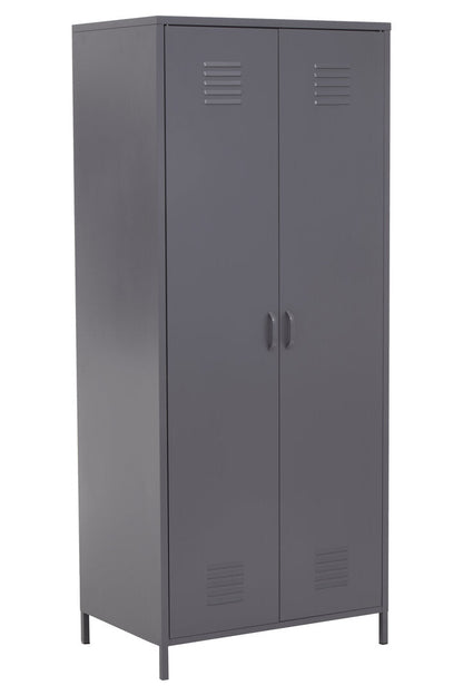 Granada Two Door Locker Style Wardrobe Grey 