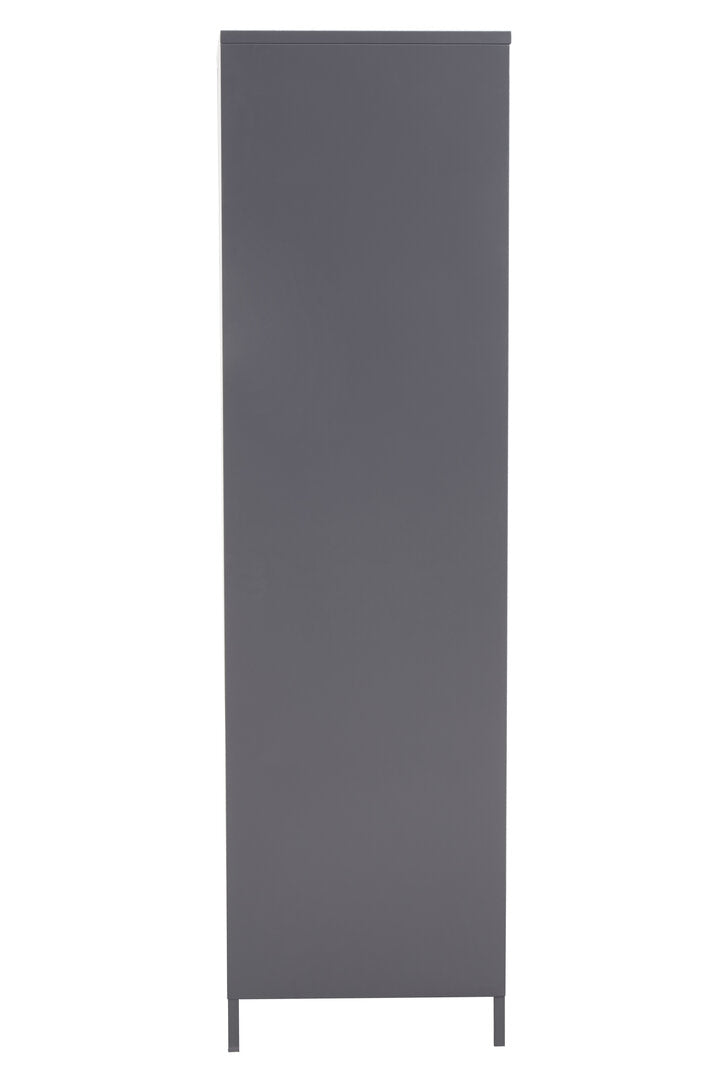 Granada Two Door Locker Style Wardrobe Grey 