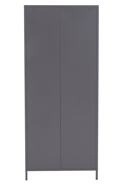 Granada Grey Two Door Locker Style Wardrobe
