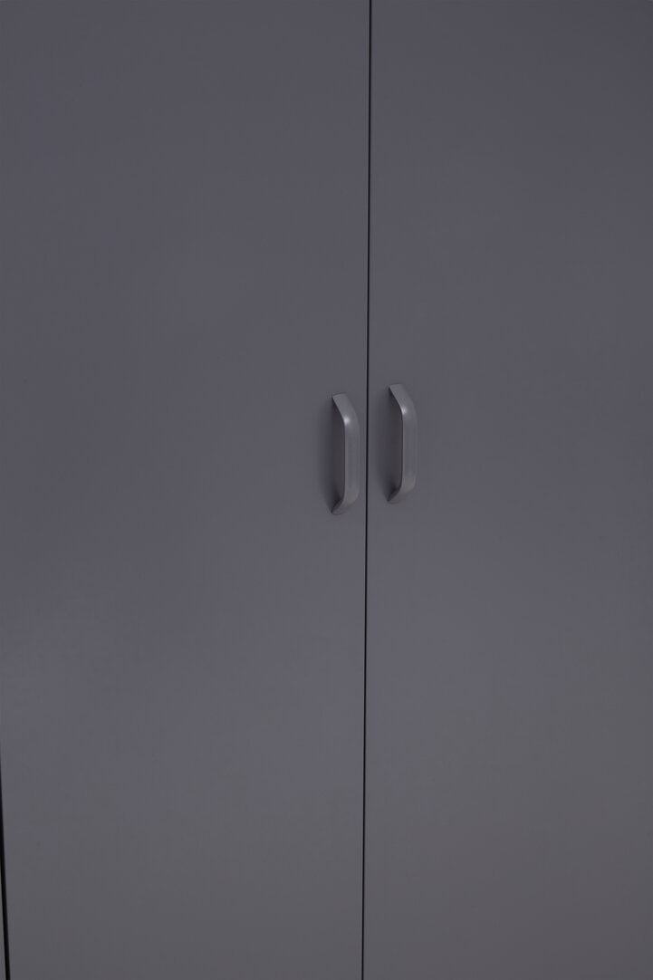 Granada Grey Two Door Locker Style Wardrobe