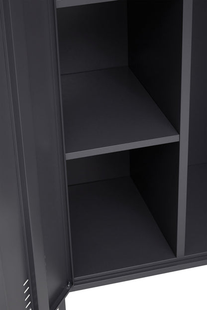 Granada Grey Two Door Locker Style Wardrobe