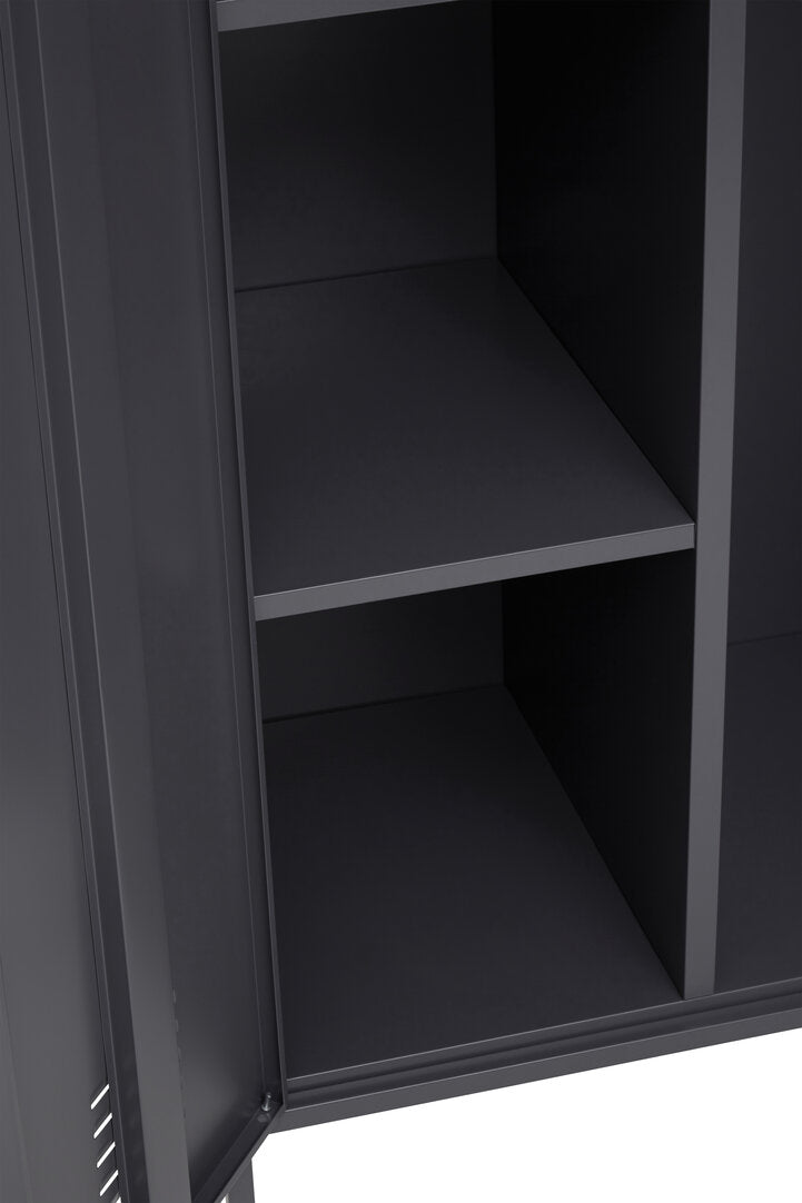 Granada Grey Two Door Locker Style Wardrobe