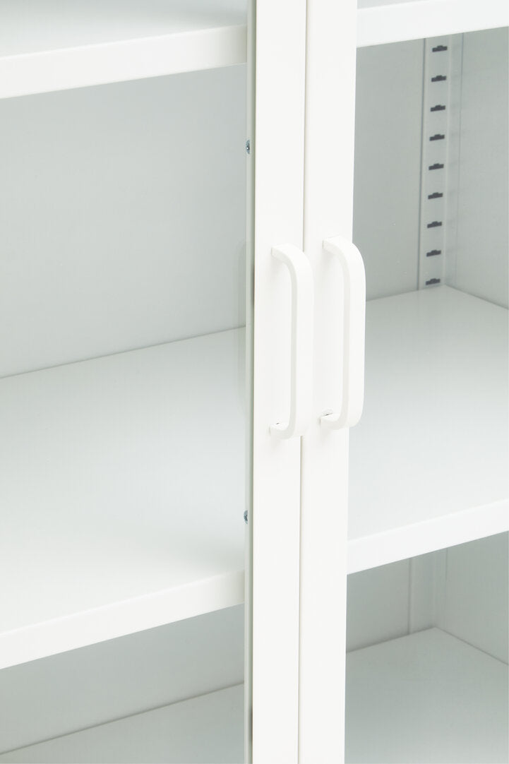 Cambridge Two Door White Metal Cabinet