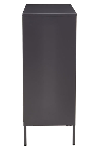 Cambridge Two Door Grey Metal Cabinet