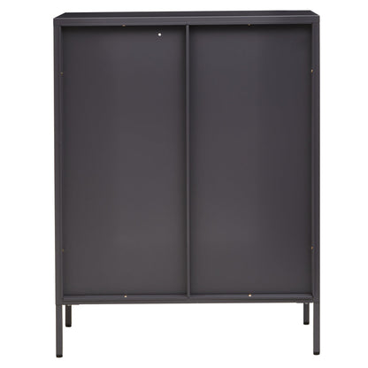 Cambridge Two Door Grey Metal Cabinet