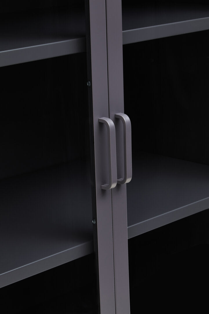 Cambridge Two Door Grey Metal Cabinet