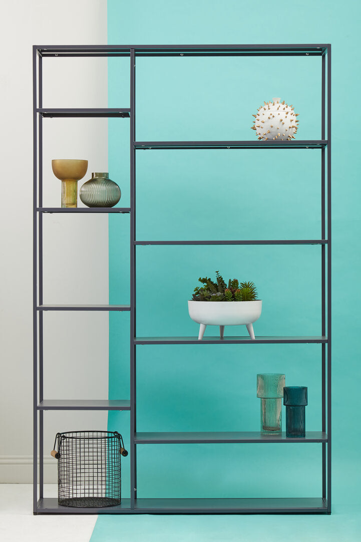 Oxford Grey Metal Multi Shelf Unit