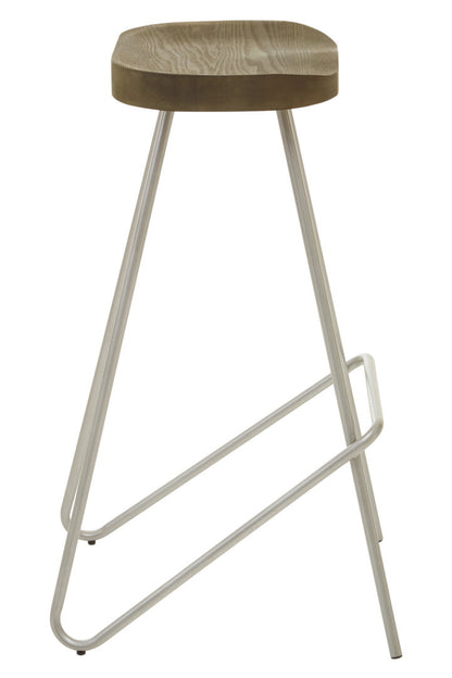 Madison Silver Metal Frame Bar Stool