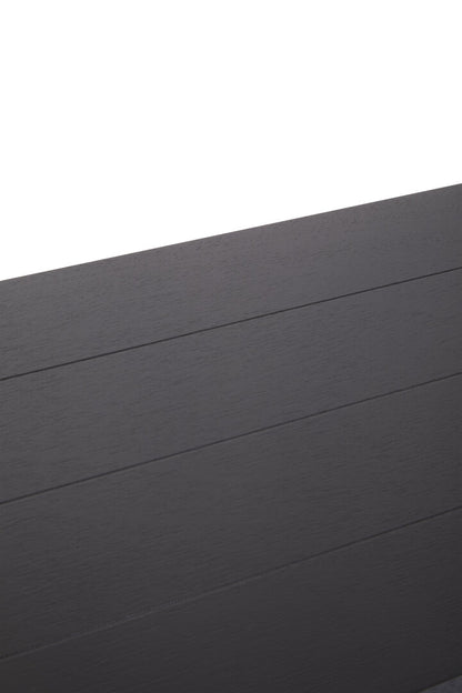 Savoy Three Shelf Large Black Bookcase