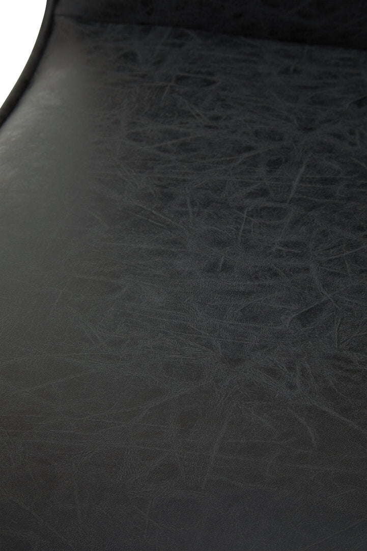 Belgravia Foundry Black Leather Effect Chair