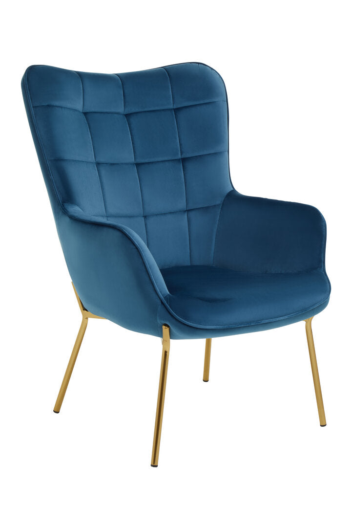 Richmond Blue Velvet Chair