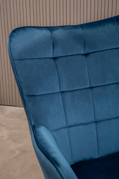 Richmond Blue Velvet Chair