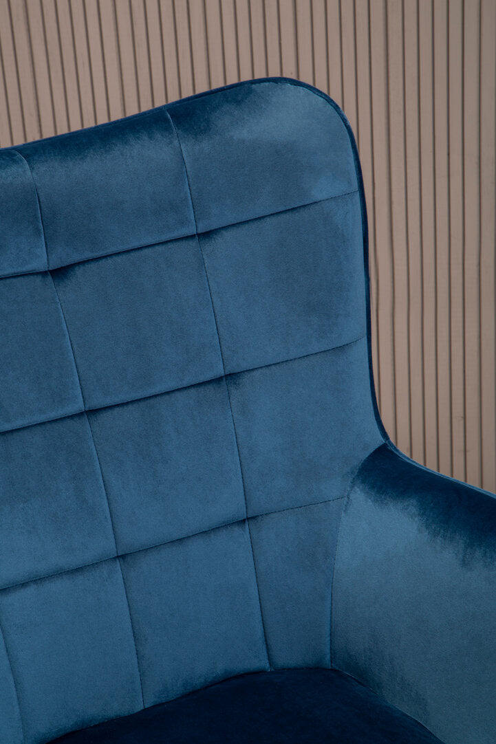 Richmond Blue Velvet Chair