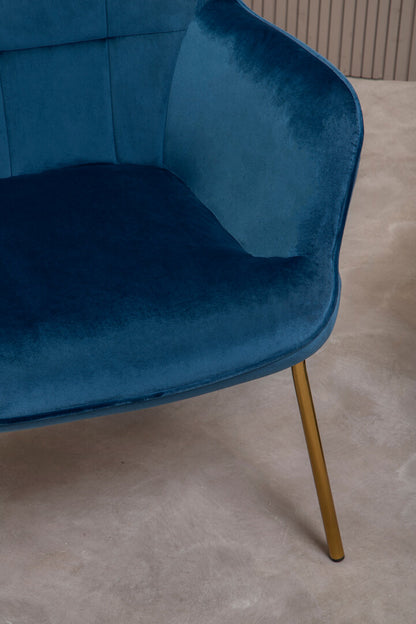 Richmond Blue Velvet Chair