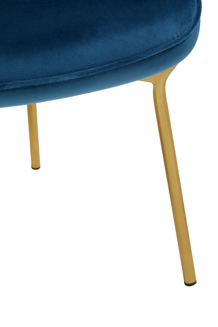 Richmond Blue Velvet Chair