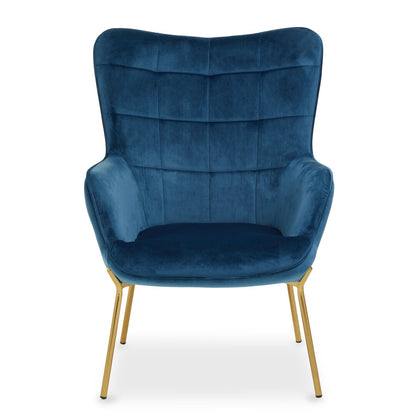 Richmond Blue Velvet Chair
