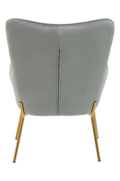 Richmond Grey Velvet Chair
