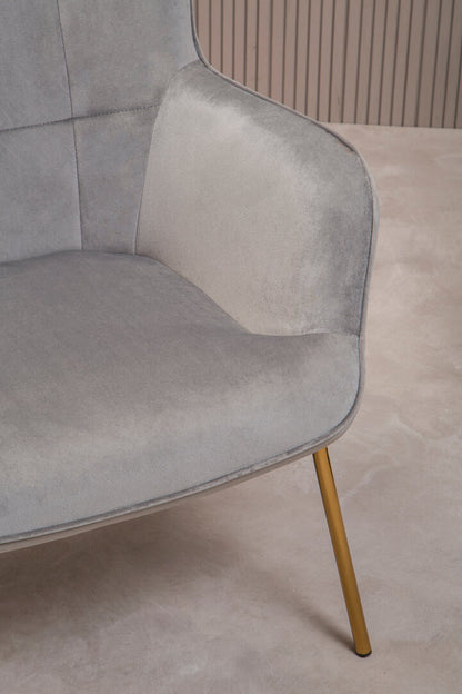 Richmond Grey Velvet Chair