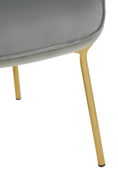 Richmond Grey Velvet Chair