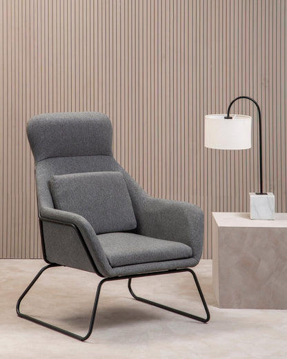Richmond Grey Fabric Chair