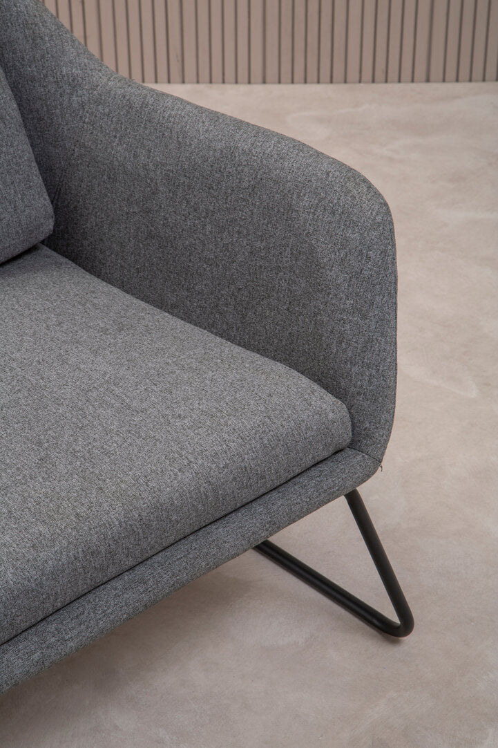 Richmond Grey Fabric Chair