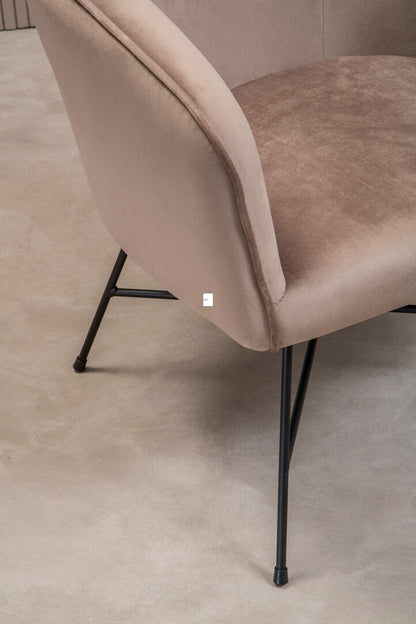 Richmond Mink Velvet Chair